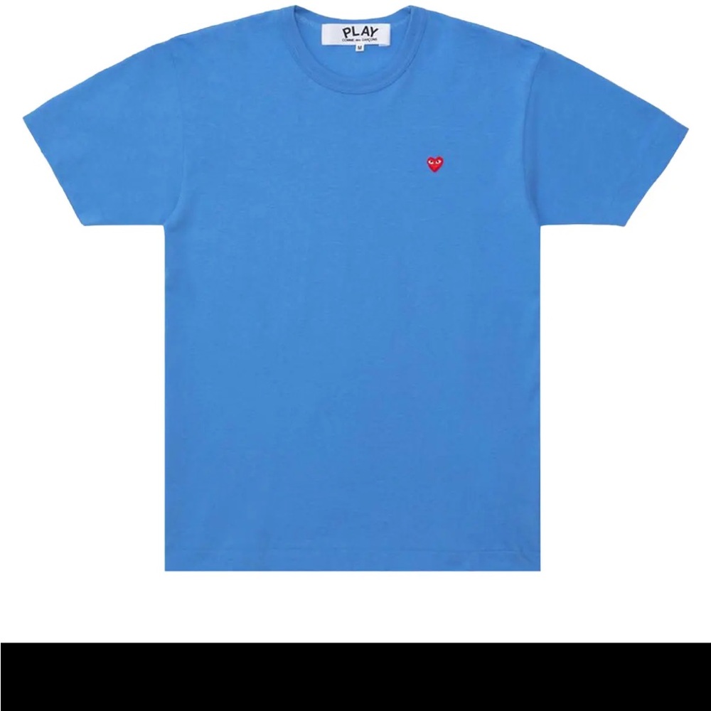 Comme des Garçons Blue PLAY t-shirt